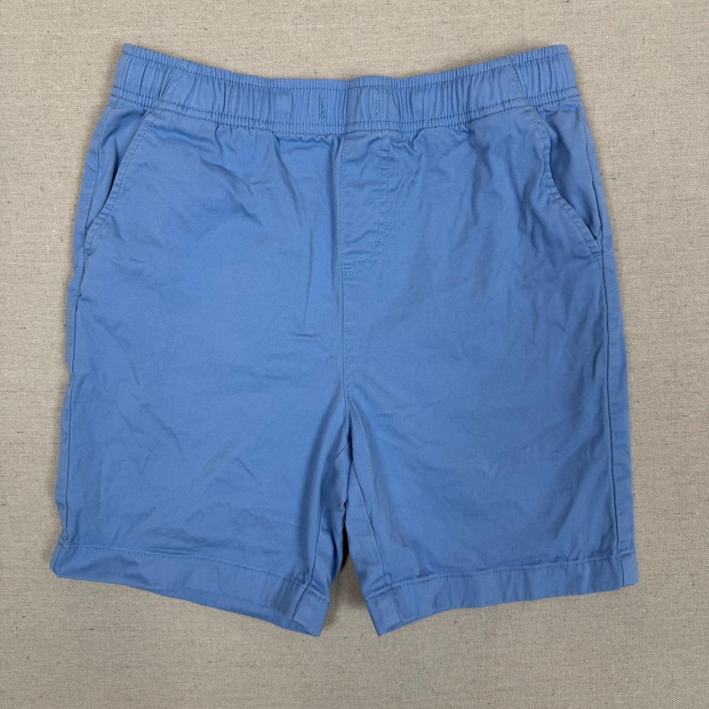 Vineyard Vines Chino Shorts Size M 12-14 13in Waist Blue Elastic Prep Coastal